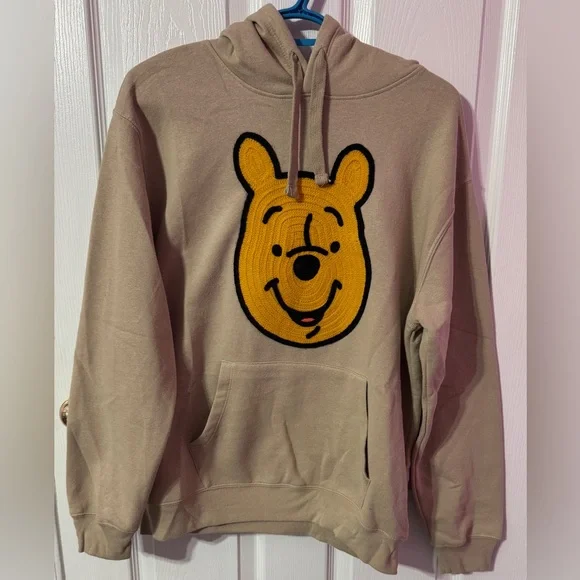 Disney Tan Sweater with Winnie the Pooh Embroidered Design - Picture 1 of 5